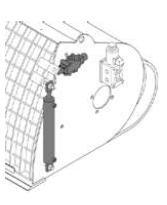 Hydraulické otváranie ochrannej mreže CONDOR 250/SL-300/SL-350